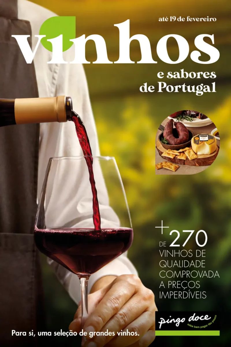 folheto pingo doce vinhos e sabores de portugal