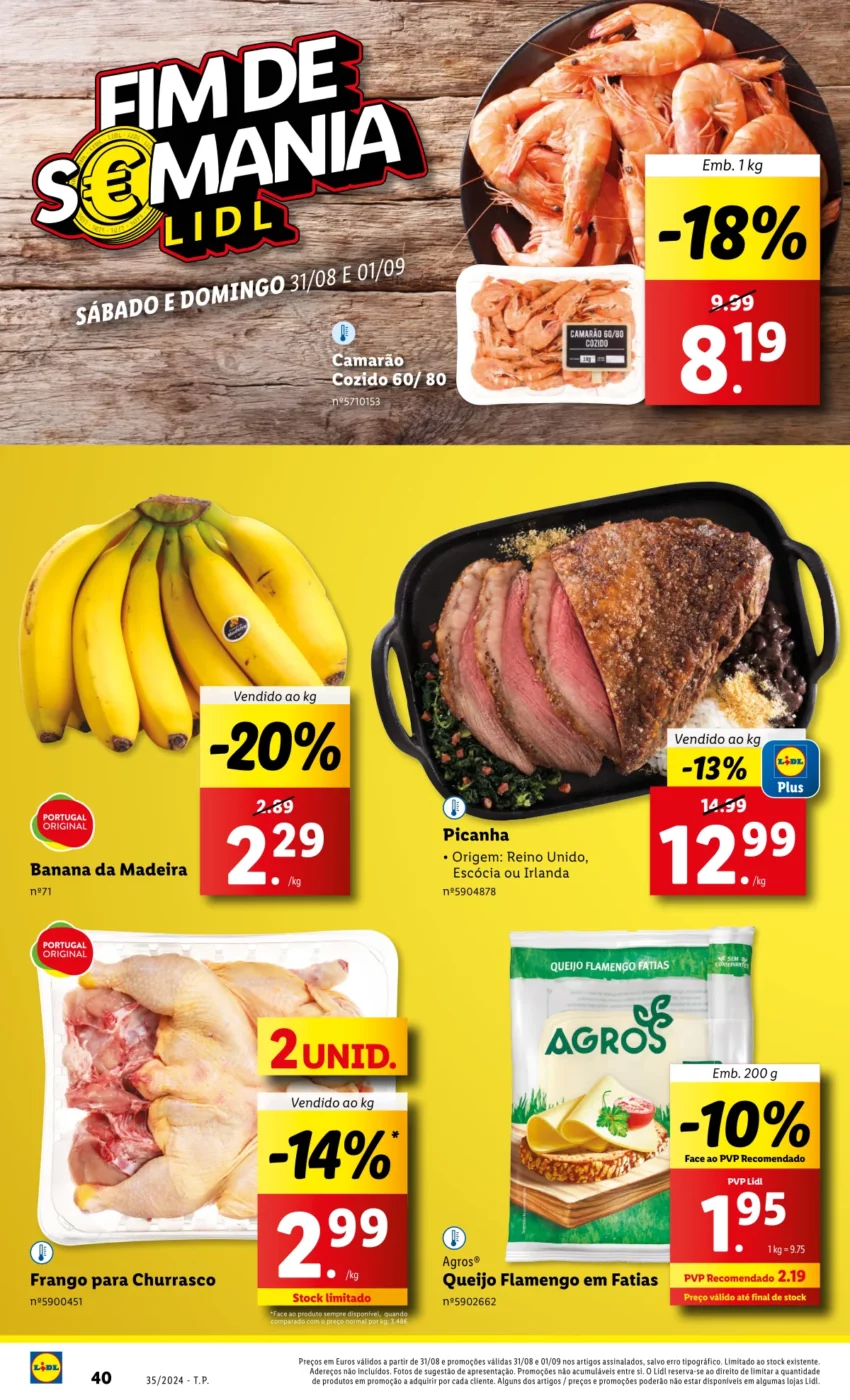 Antevisão Folheto LiDL Fim Semana