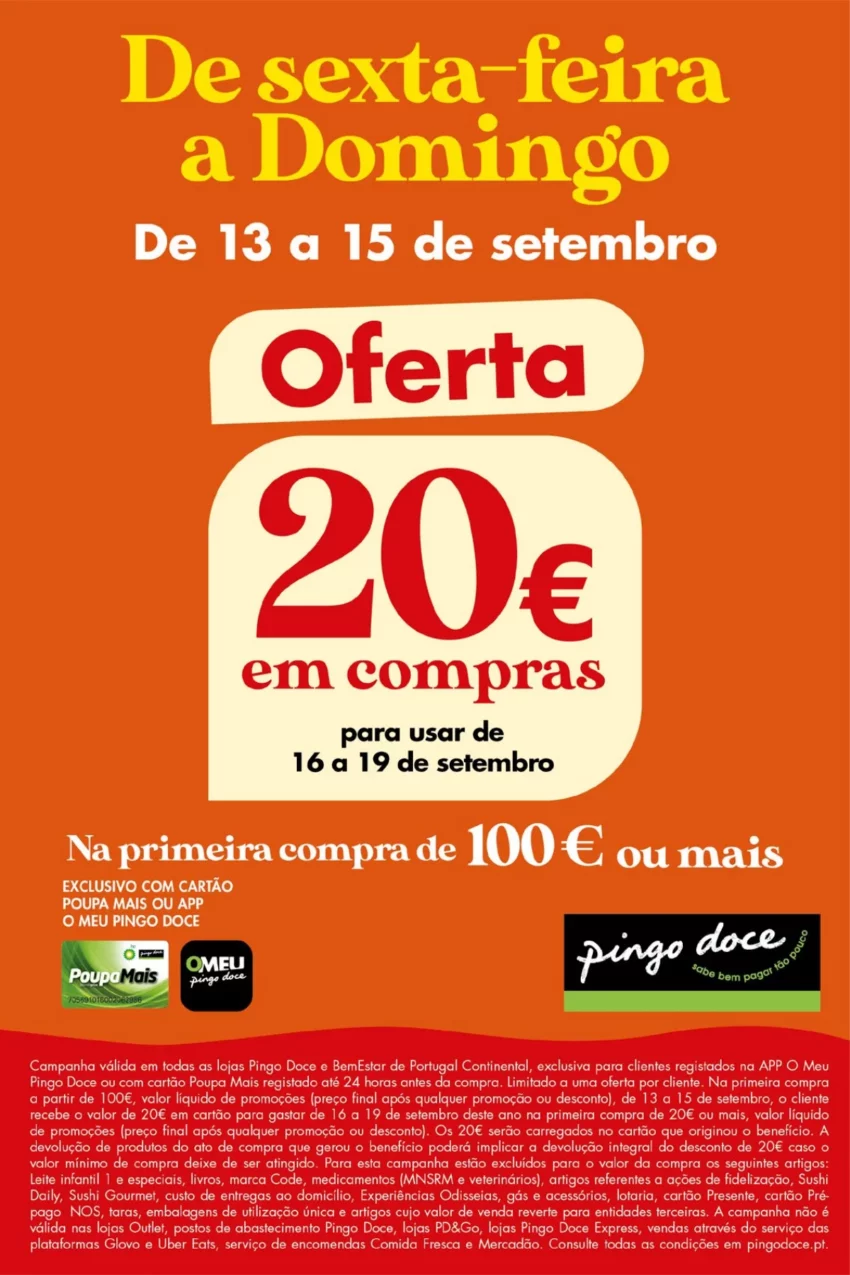 Folheto Pingo Doce Bomba Promocional