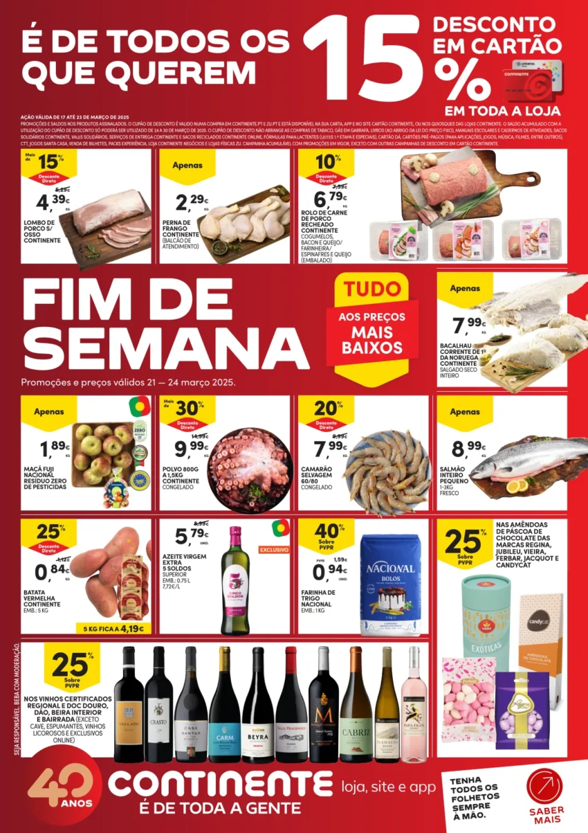 Olheto Continente Fim Semana