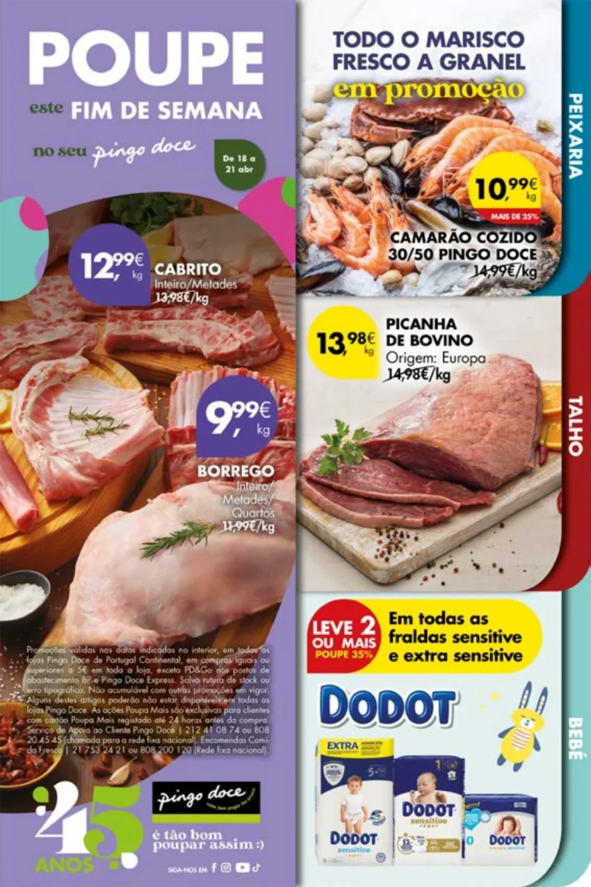 Antevisão Folheti Pingo Doce Fim Semana