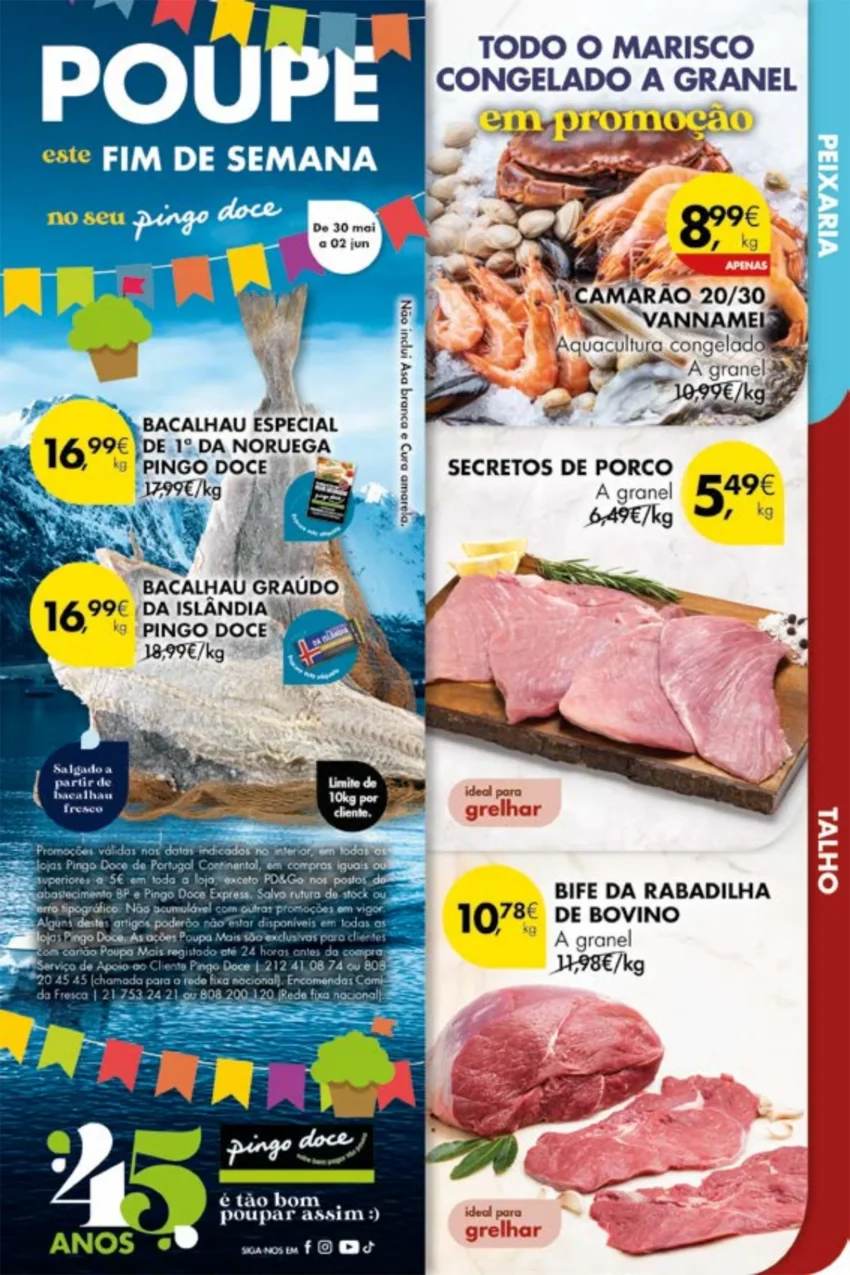 Antevisão Folheto Pingo Doce Fim Semana