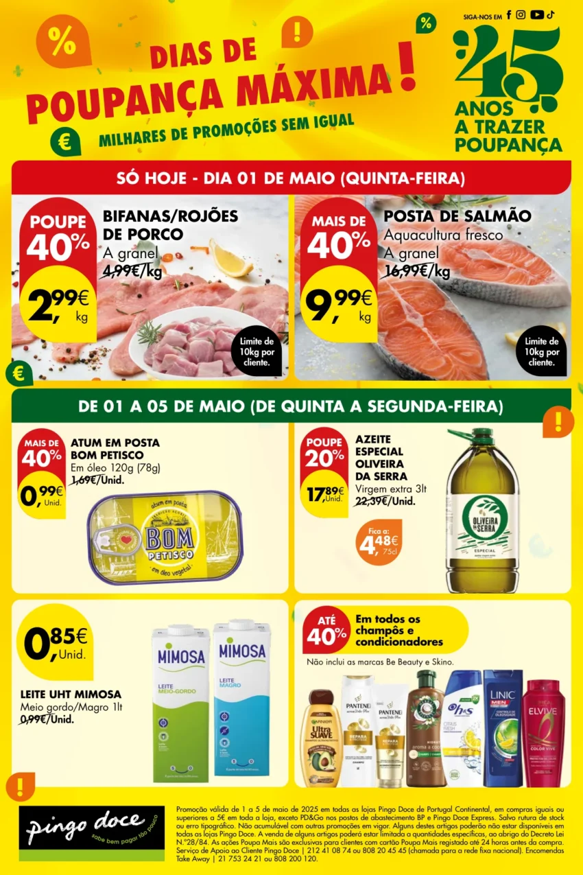 Antevisão Folheto Pingo Doce Fim Semana