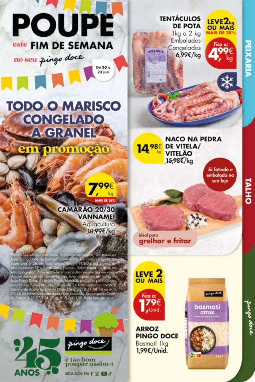 Antevisão Folheto Pingo Doce Fim Semana