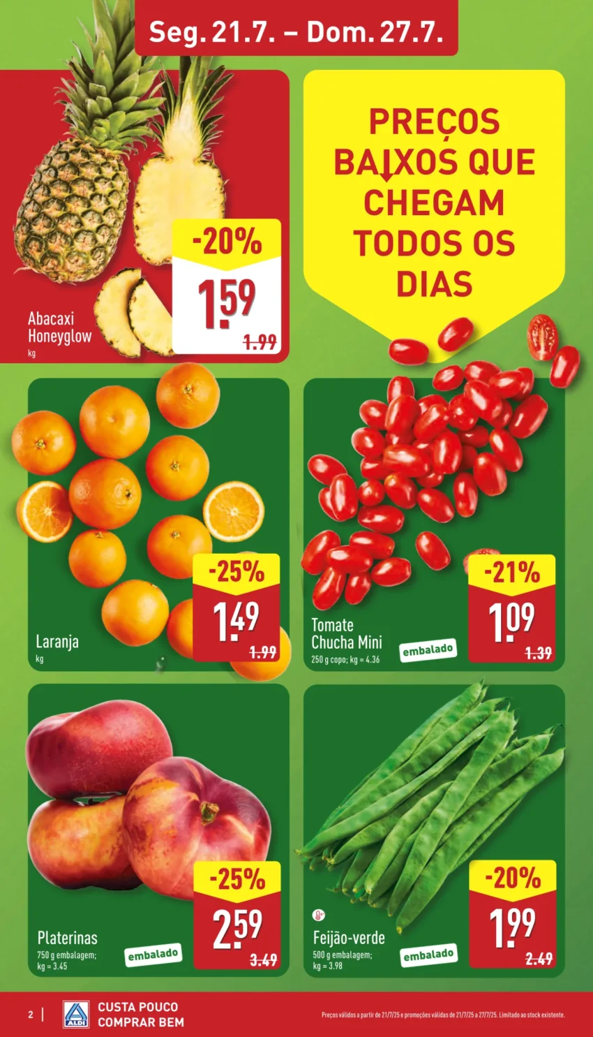 Página do Antevisão Folheto ALDI