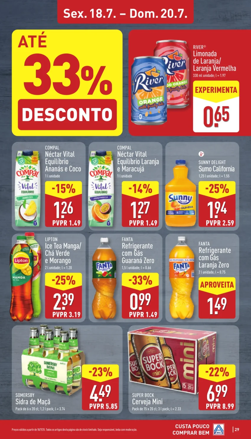 Página do Antevisão Folheto ALDI