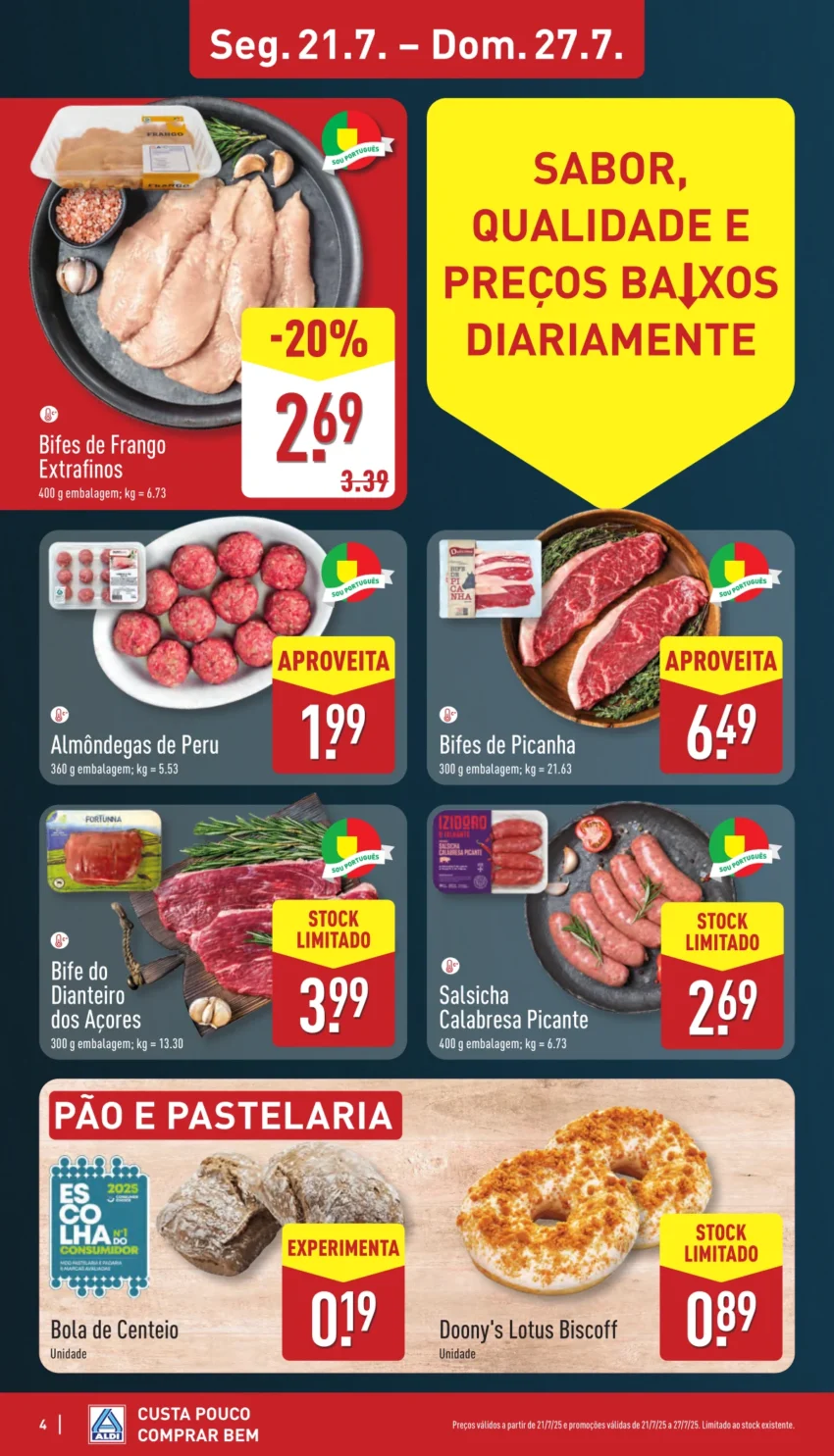 Página do Antevisão Folheto ALDI