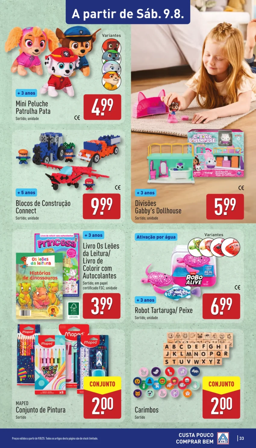 Página do Antevisão Folheto ALDI