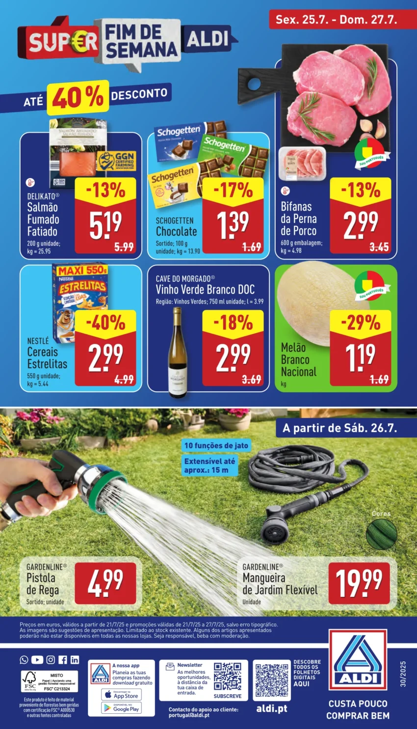 Página do Antevisão Folheto ALDI