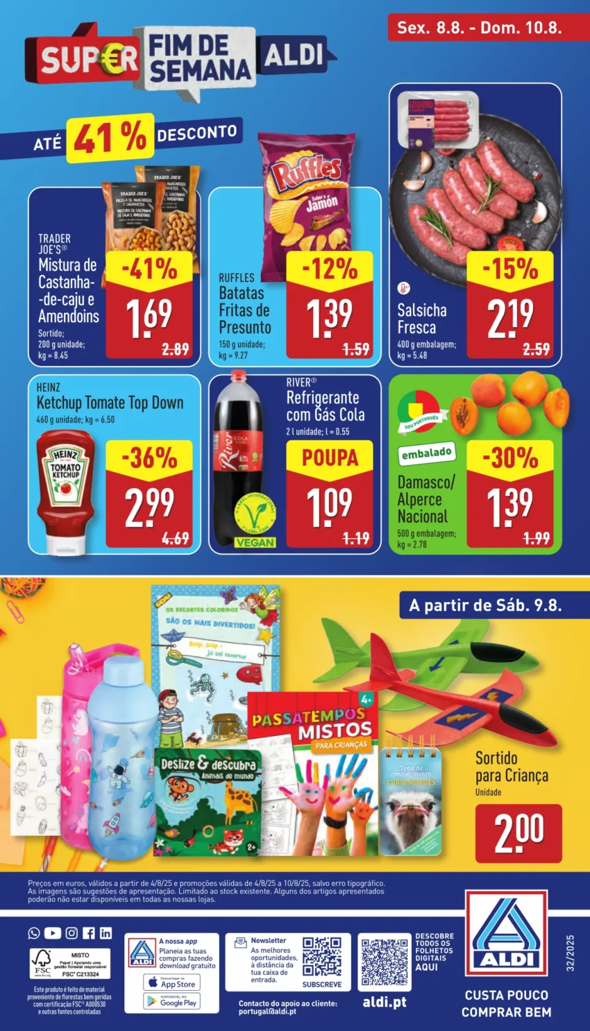 Página do Antevisão Folheto ALDI