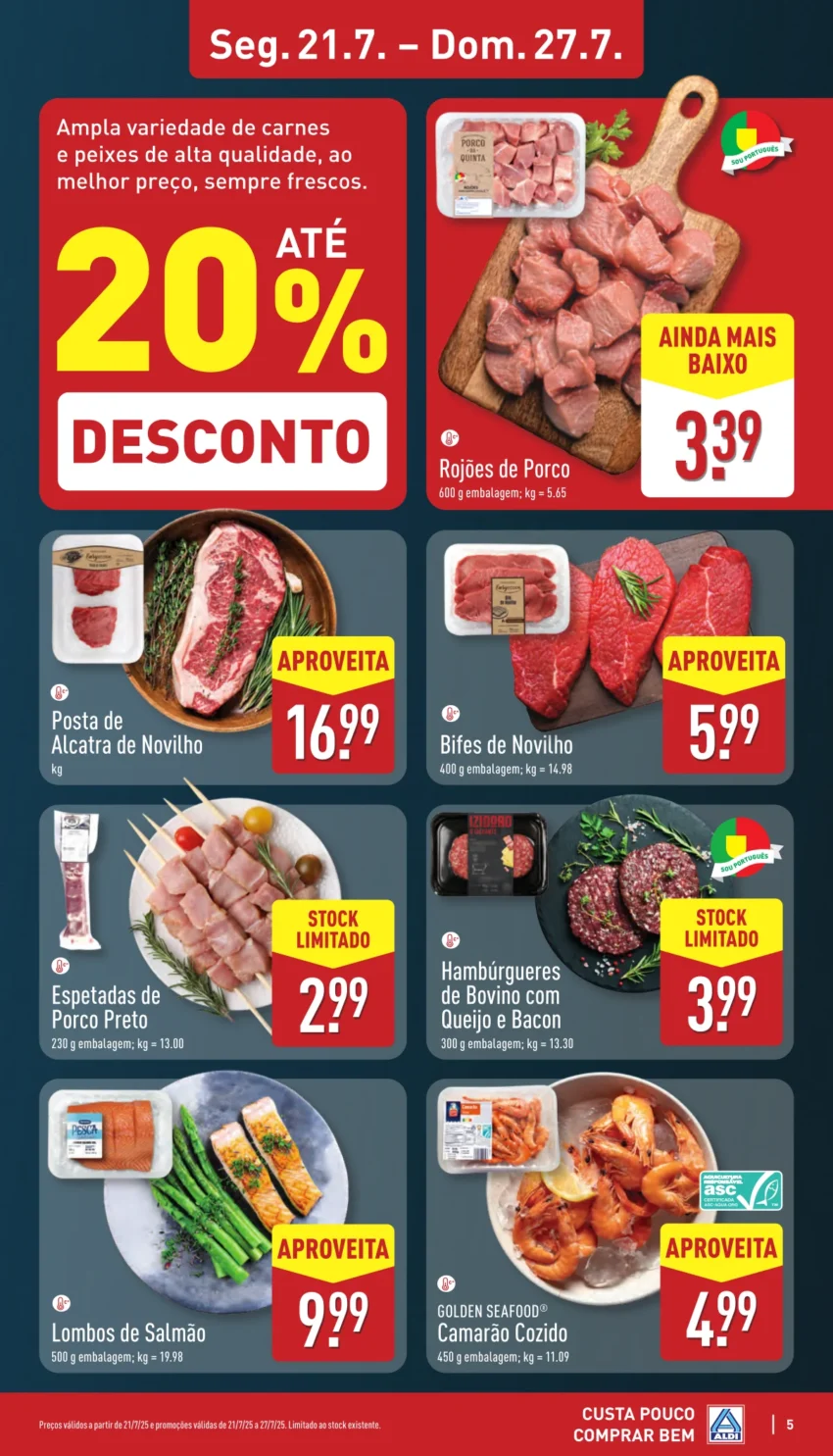 Página do Antevisão Folheto ALDI