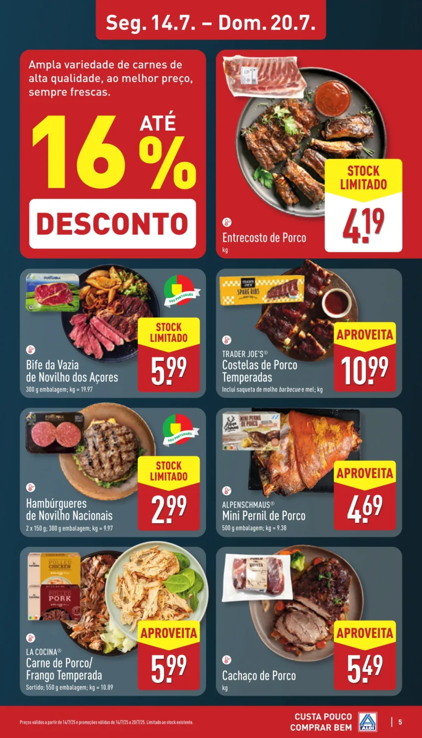 Página do Antevisão Folheto ALDI