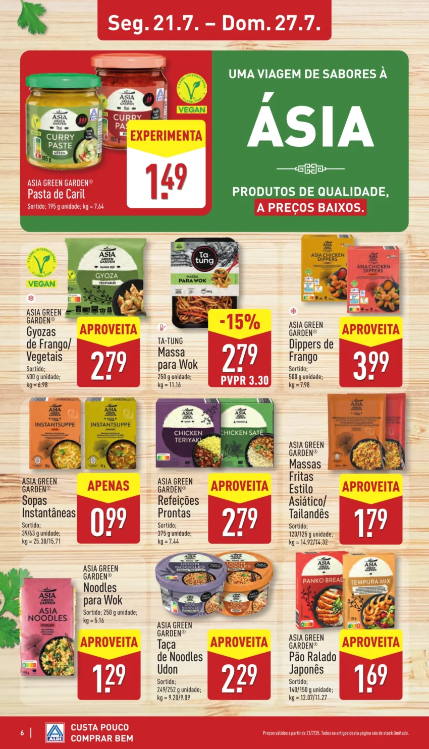 Página do Antevisão Folheto ALDI