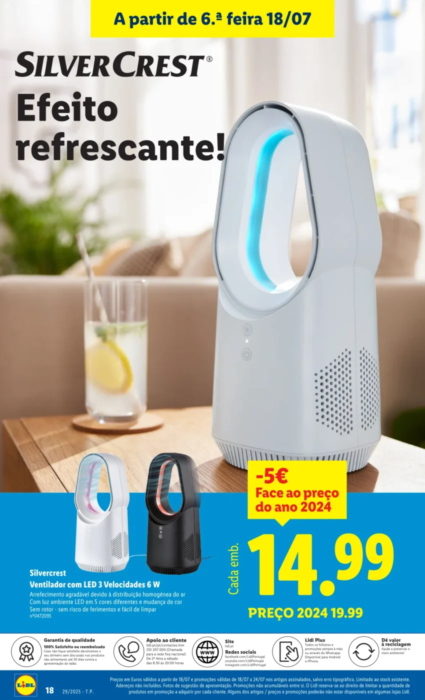 Página do Antevisão Folheto LiDL Novidades