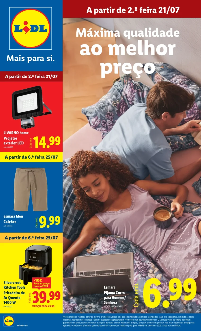 Página do Antevisão Folheto LiDL Novidades