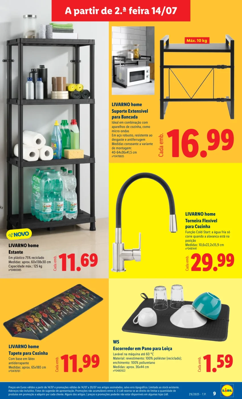Página do Antevisão Folheto LiDL Novidades