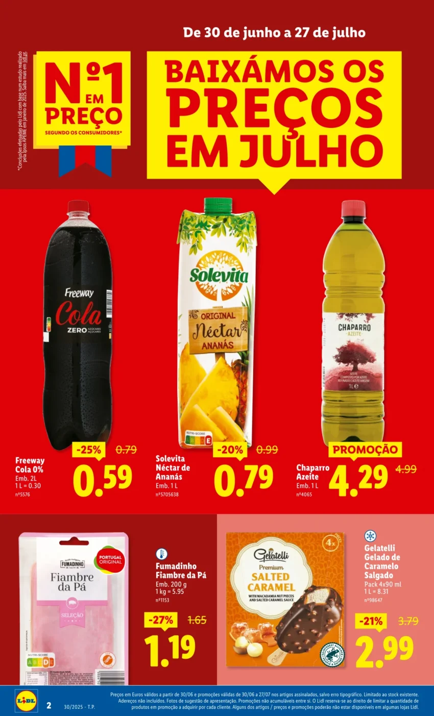 Página do Antevisão Folheto LiDL Promoções