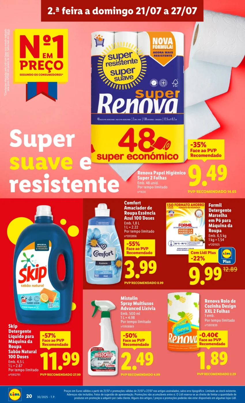 Página do Antevisão Folheto LiDL Promoções