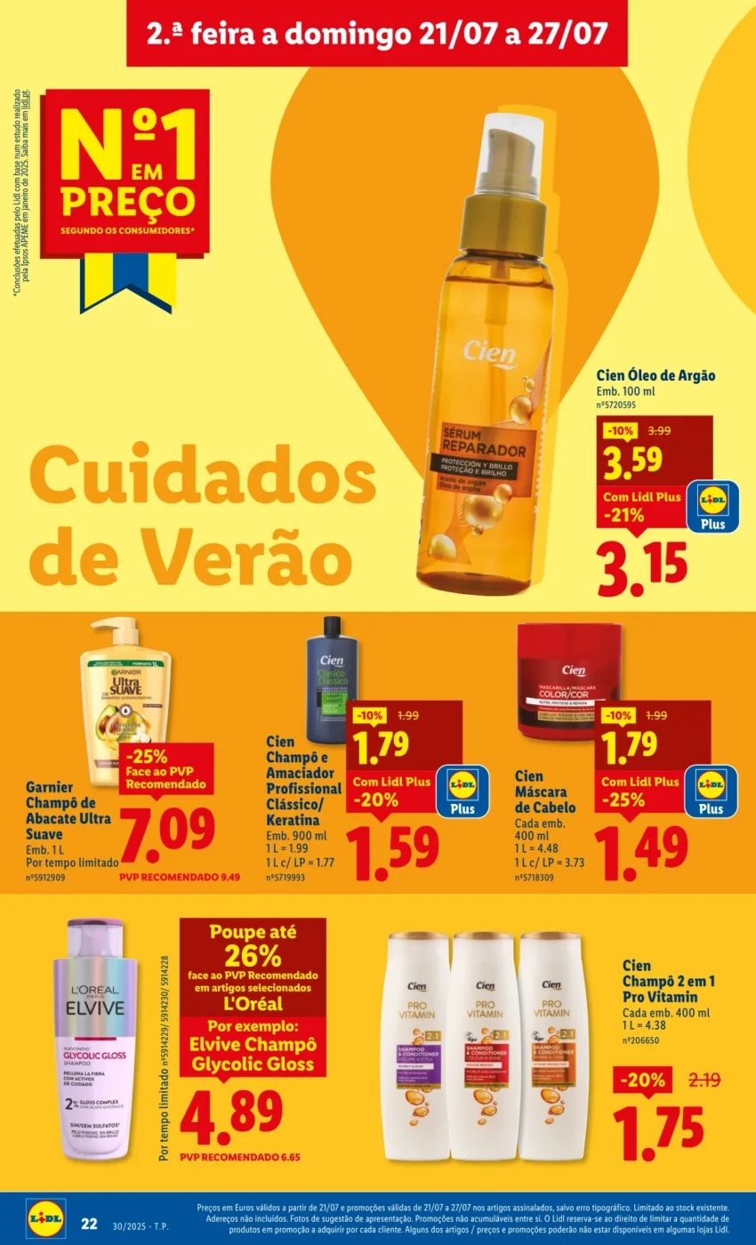 Página do Antevisão Folheto LiDL Promoções