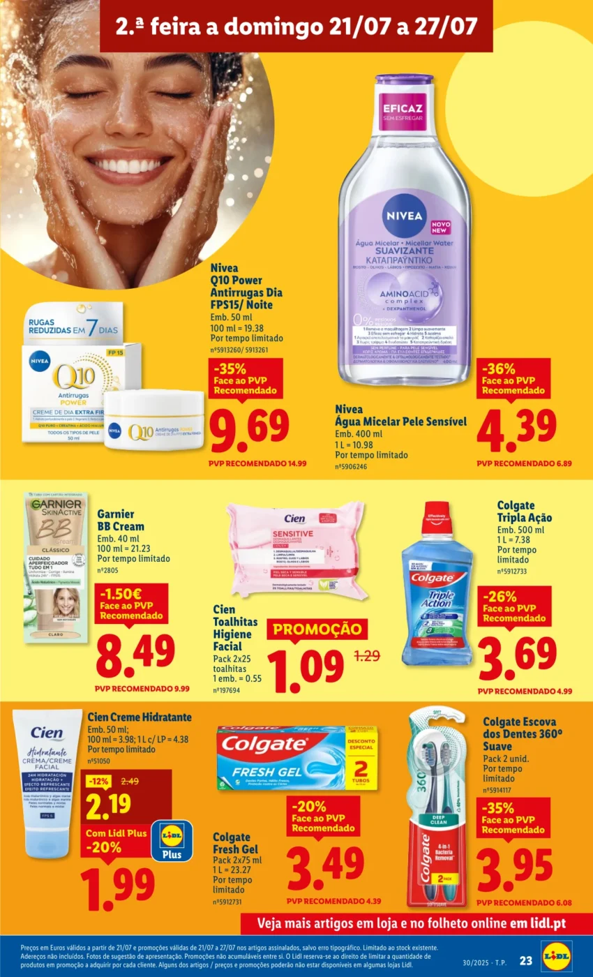 Página do Antevisão Folheto LiDL Promoções