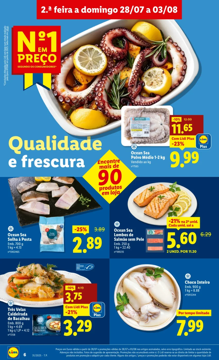 Página do Antevisão Folheto LiDL Promoções