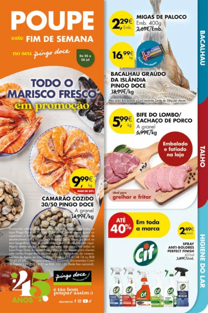 Página do Antevisão Folheto Pingo Doce Fim Semana