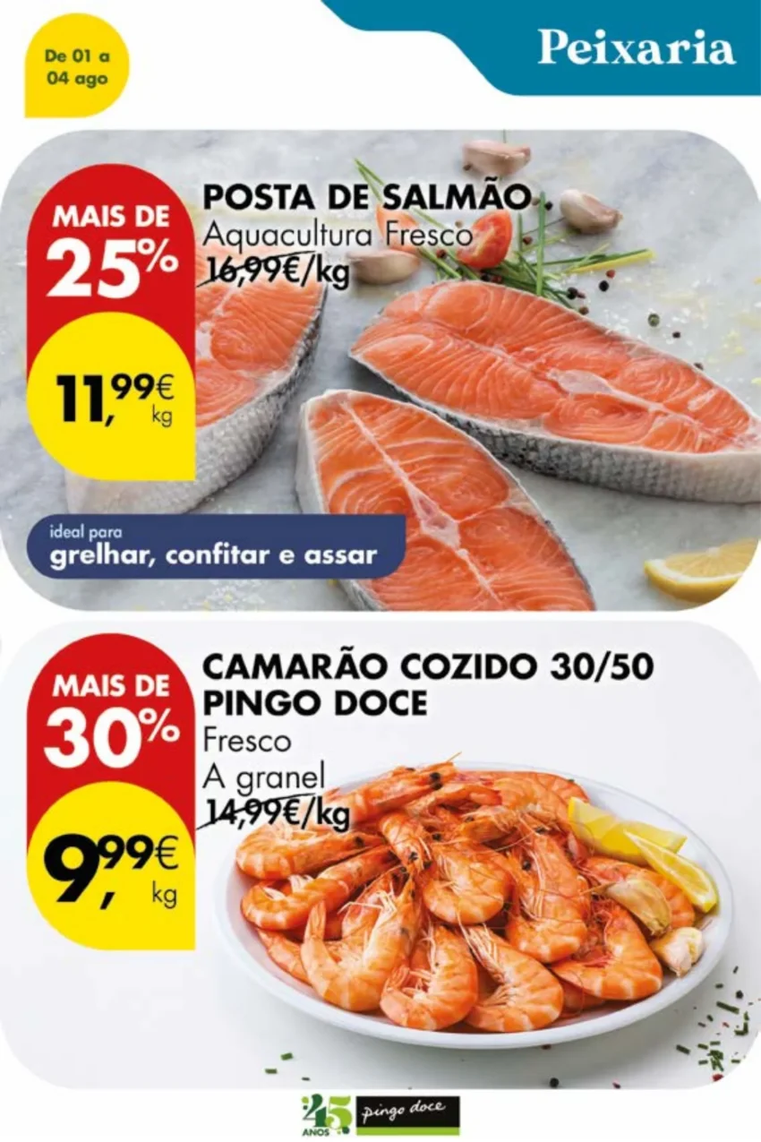 Página do Antevisão Folheto Pingo Doce Fim Semana