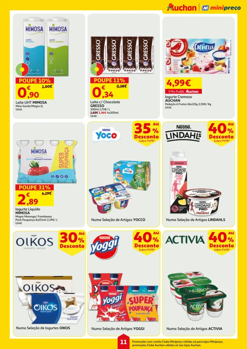 Página do Folheto Auchan