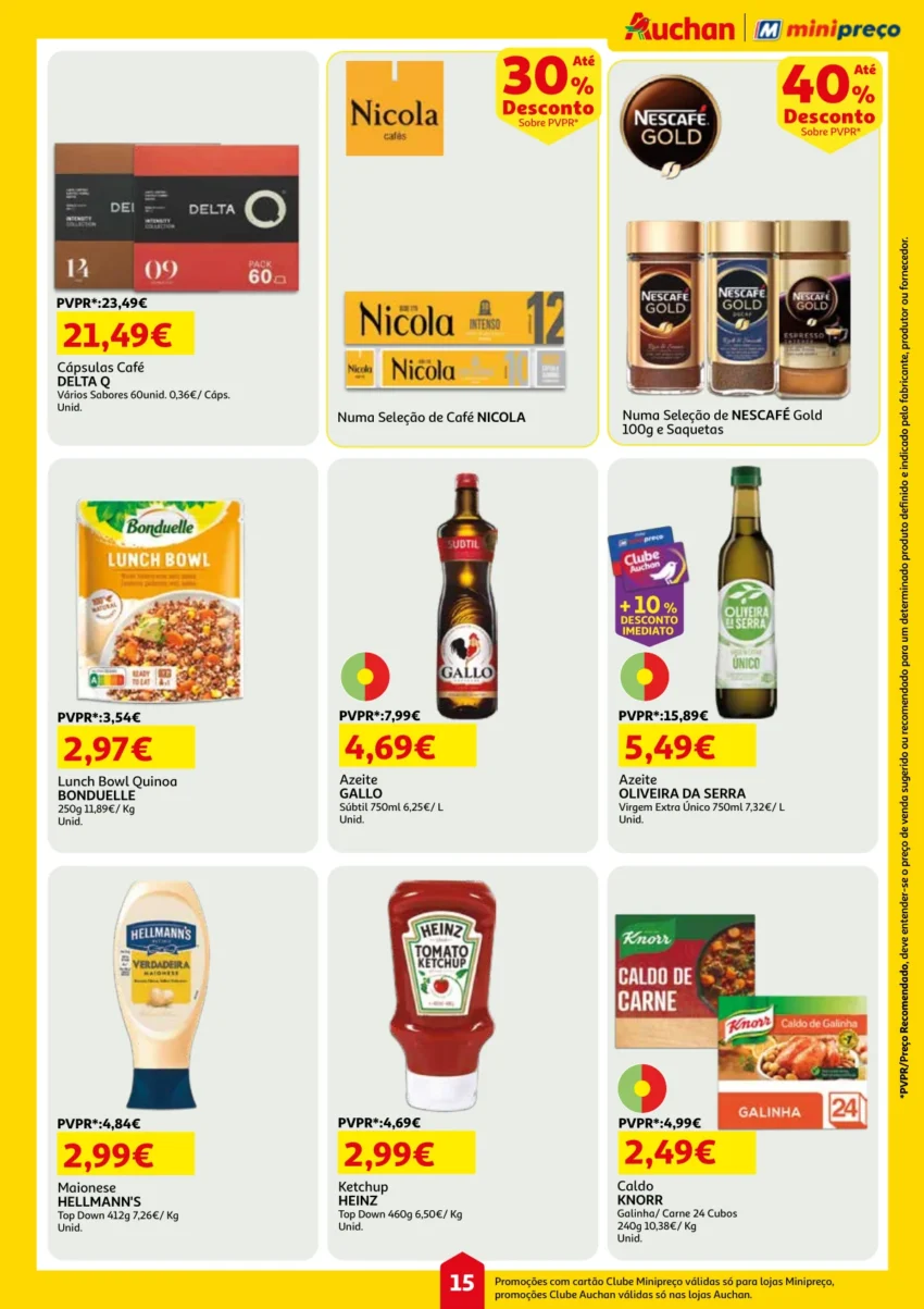 Página do Folheto Auchan