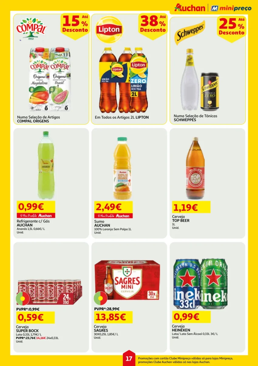 Página do Folheto Auchan