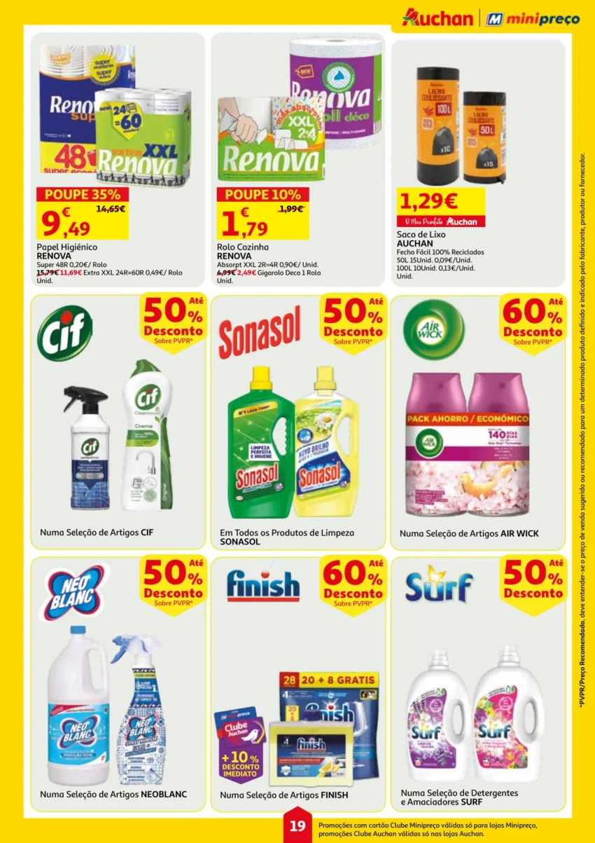 Página do Folheto Auchan