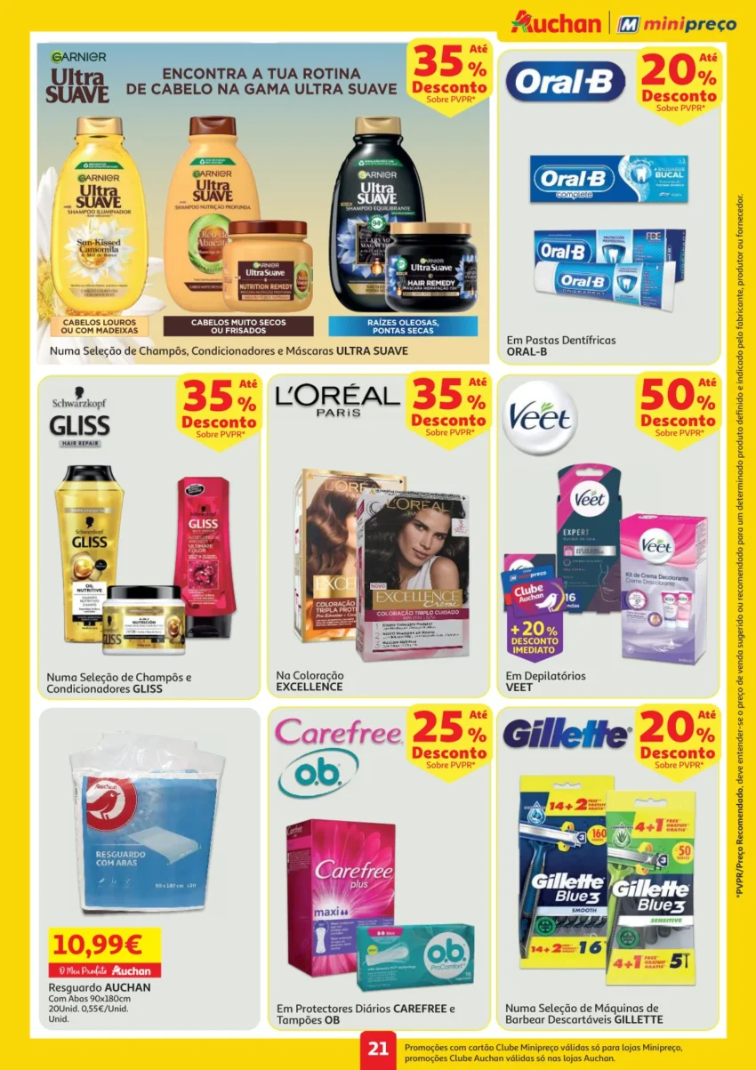 Página do Folheto Auchan