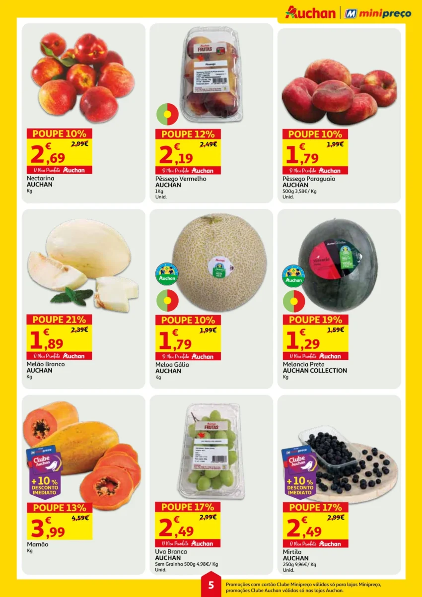 Página do Folheto Auchan