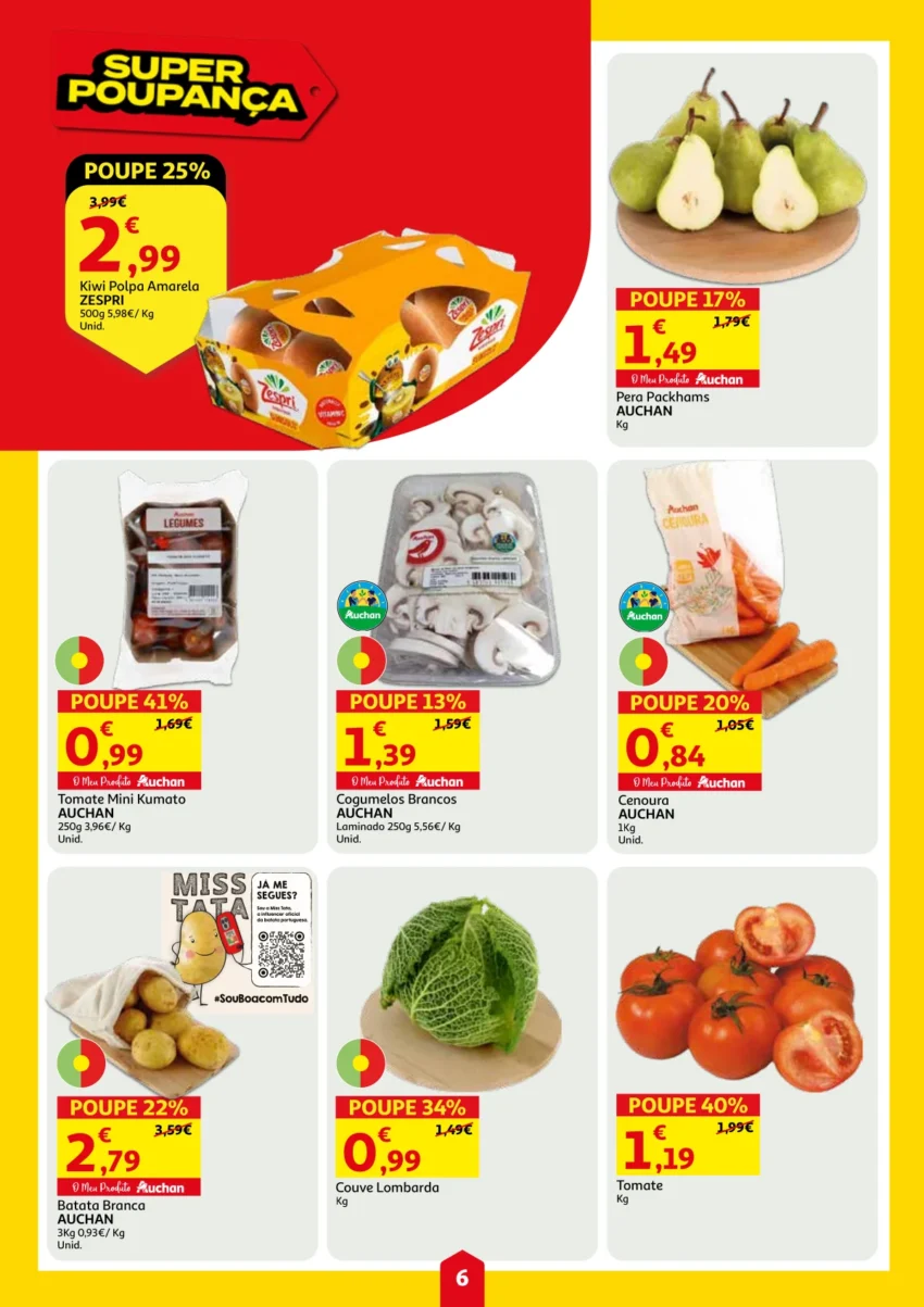 Página do Folheto Auchan