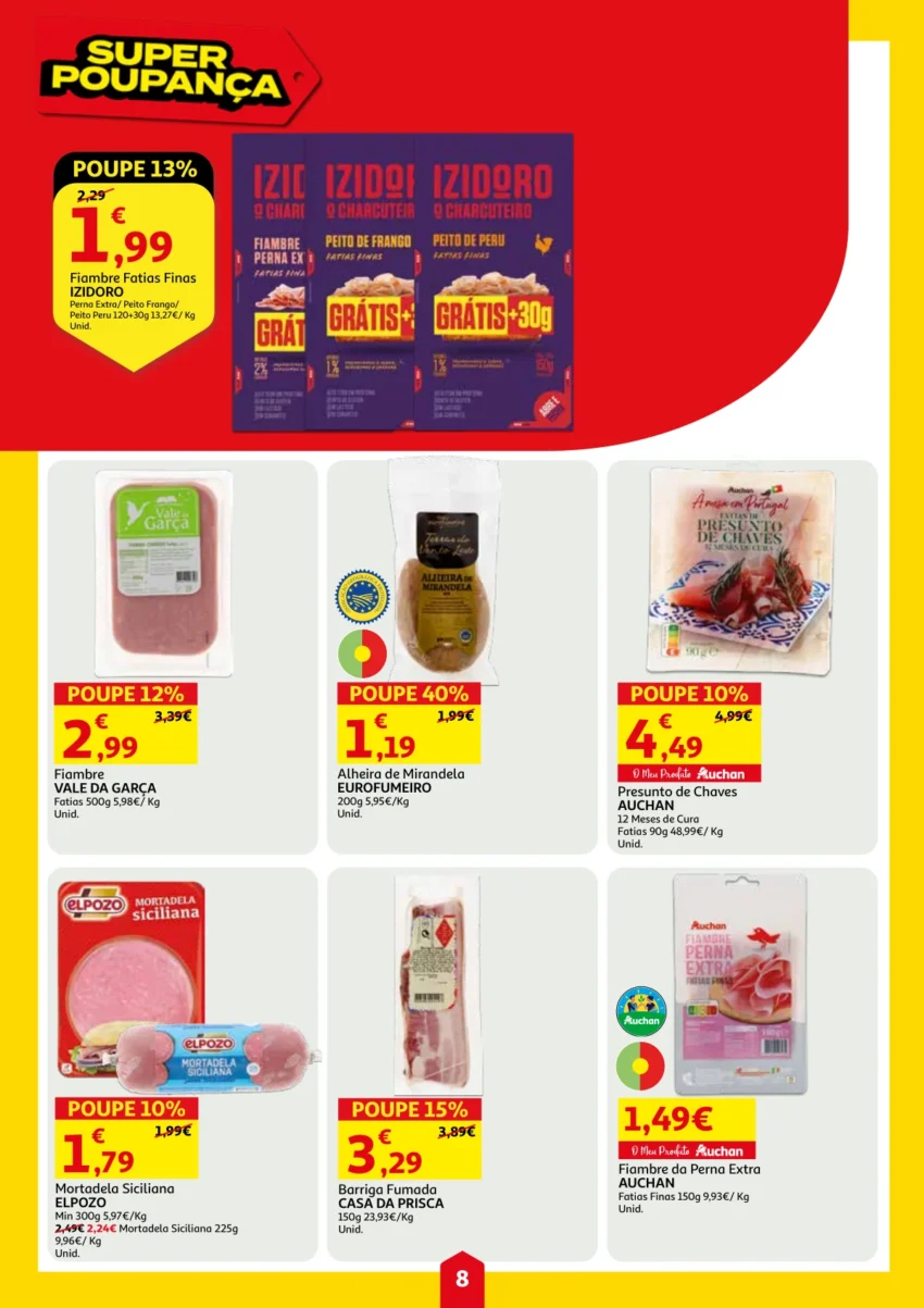 Página do Folheto Auchan