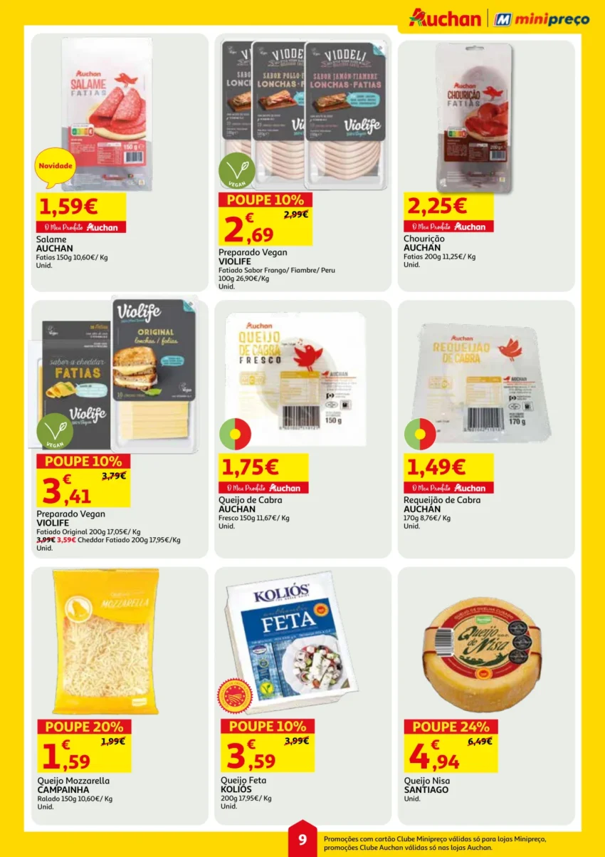 Página do Folheto Auchan