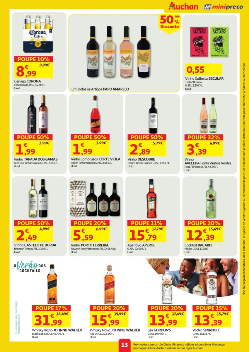 Página do Folheto Auchan Minipreço
