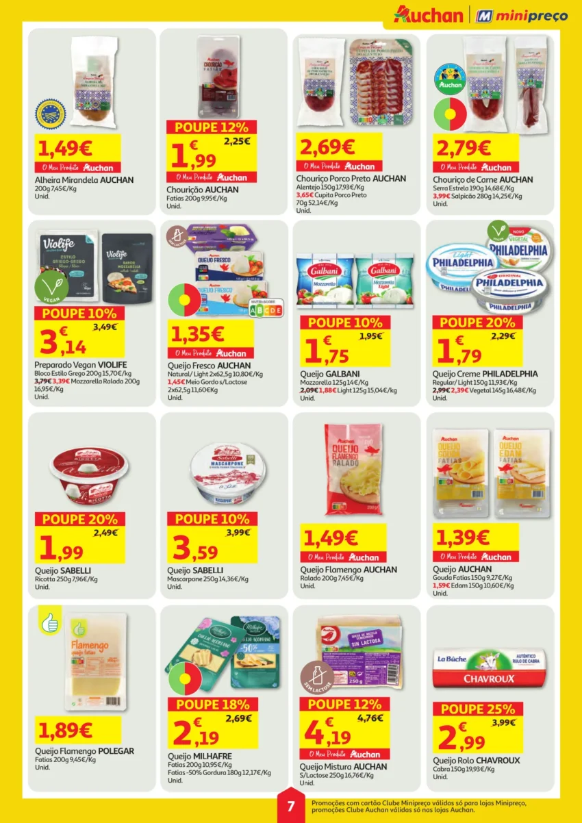 Página do Folheto Auchan Minipreço