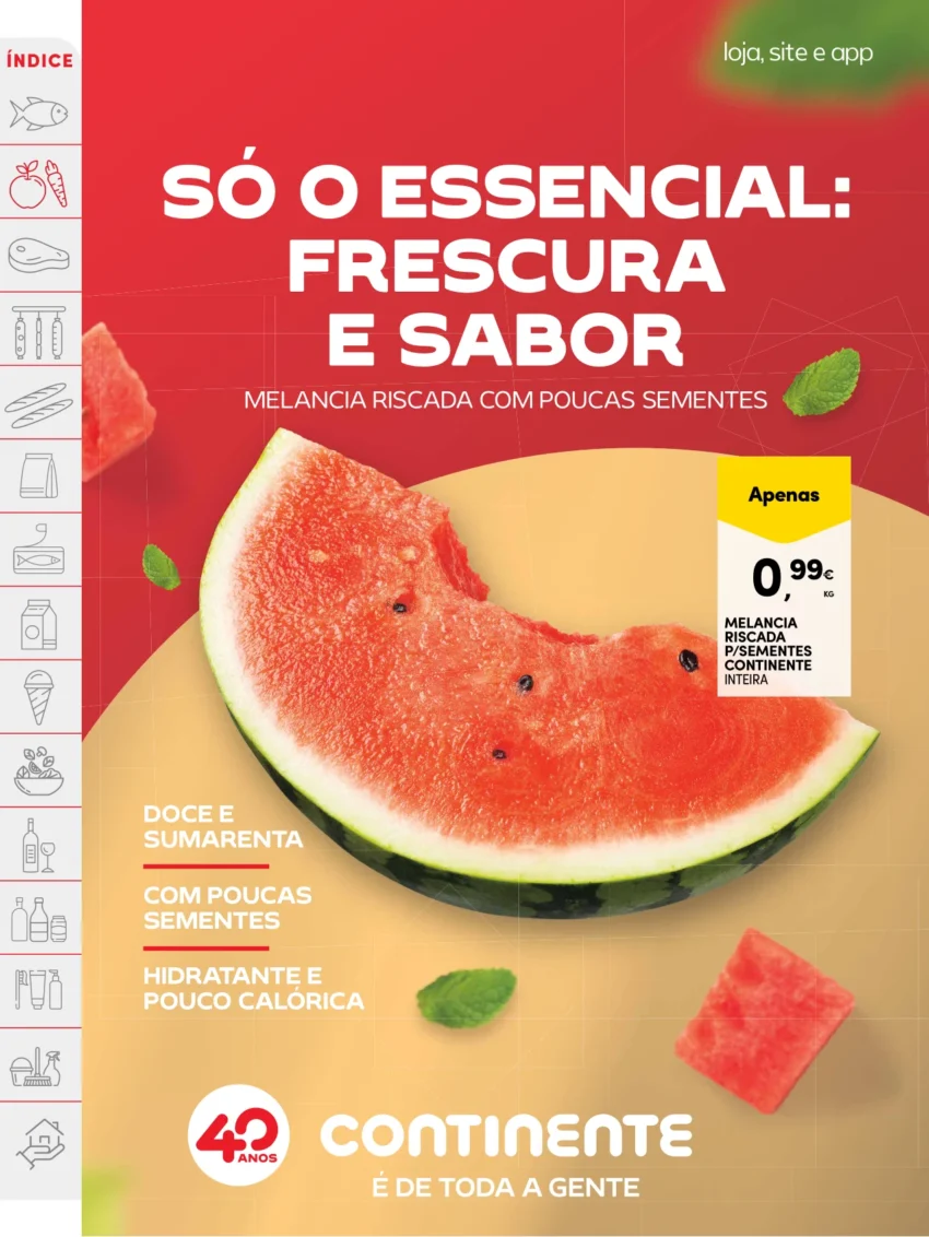 Página do Folheto Continente