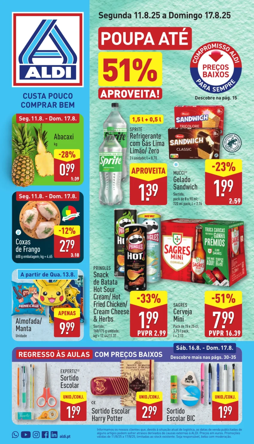 Página do Antevisão Folheto ALDI