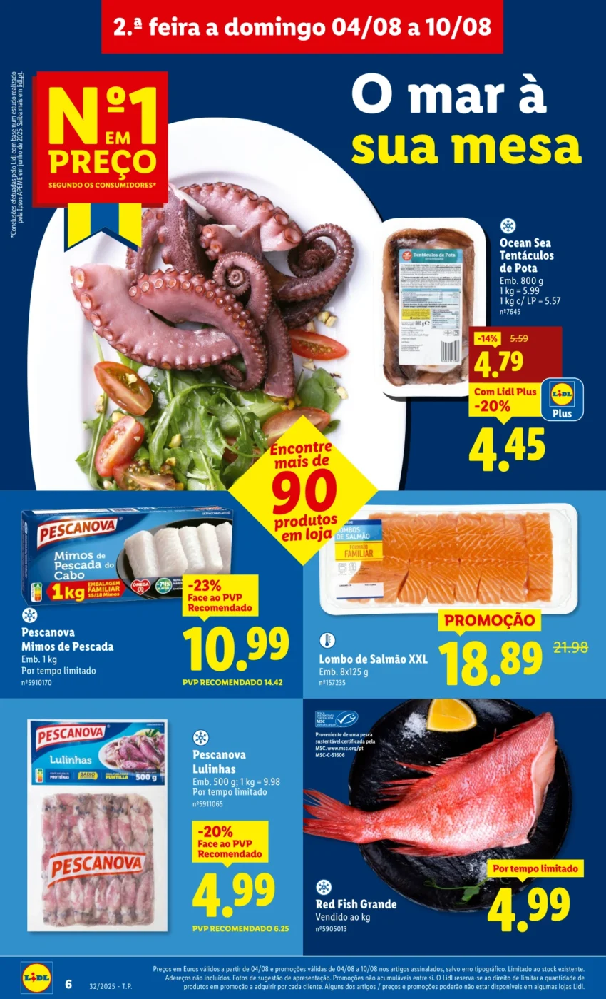 Página do Antevisão Folheto LiDL Promoções