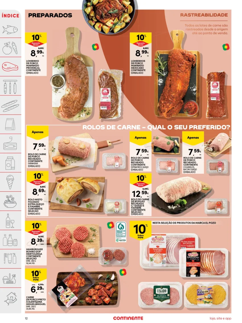 Página do Folheto Continente