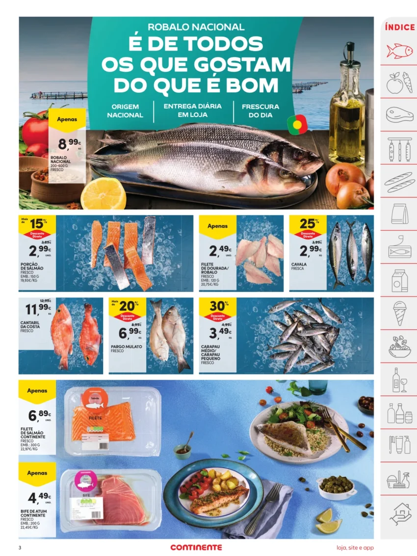 Página do Folheto Continente