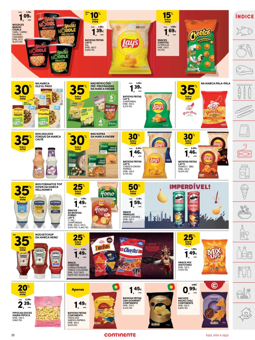 Página do Folheto Continente