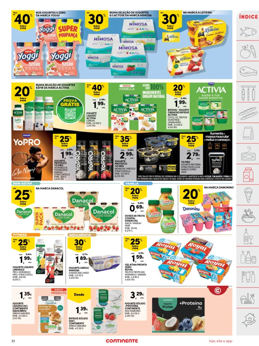 Página do Folheto Continente