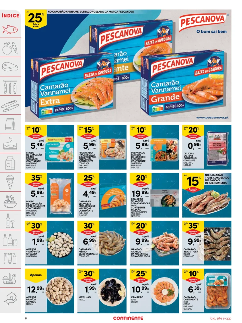 Página do Folheto Continente