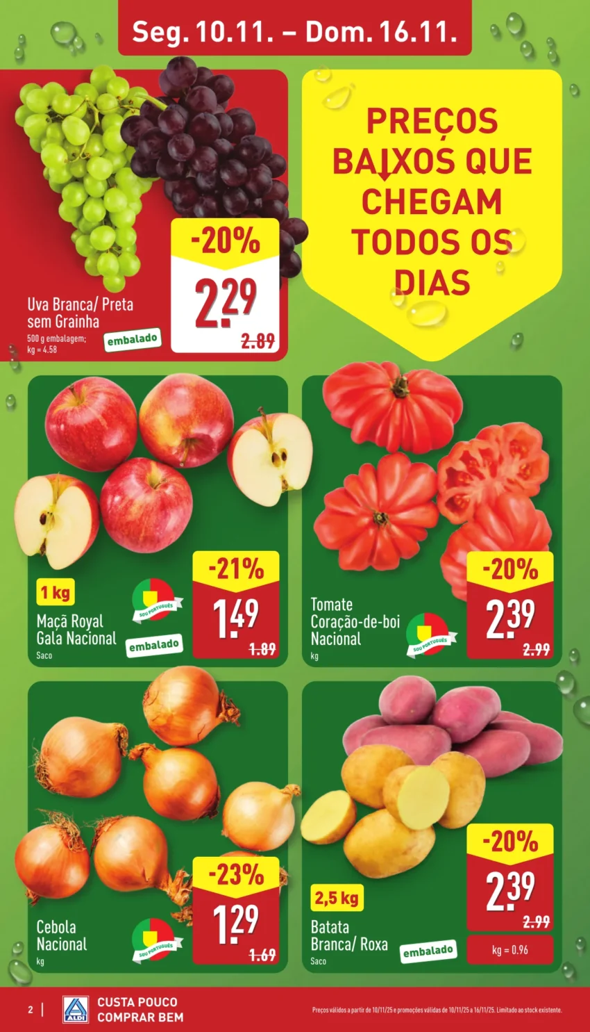 Página do Antevisão Folheto ALDI