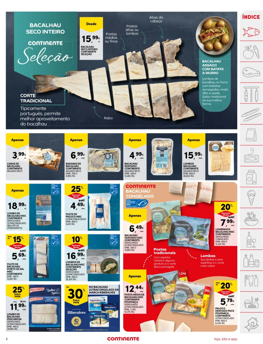 Página do Folheto Continente