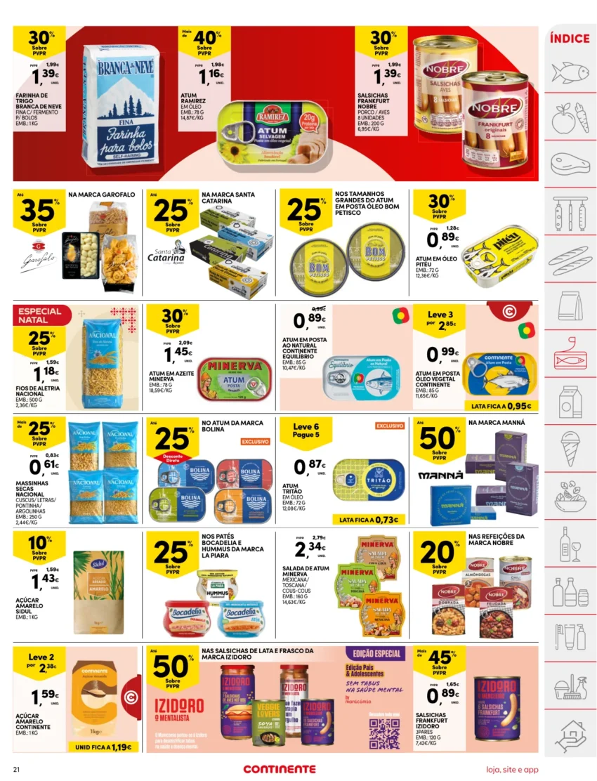 Página do Folheto Continente