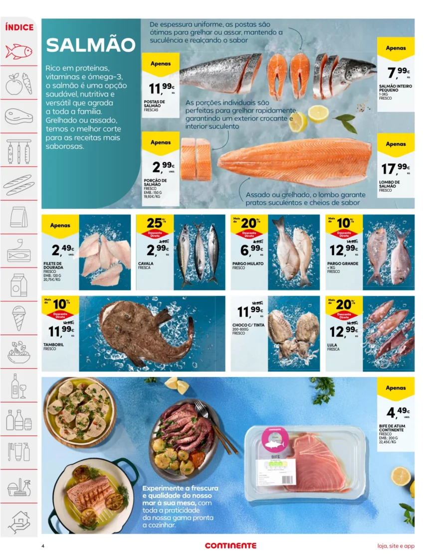 Página do Folheto Continente